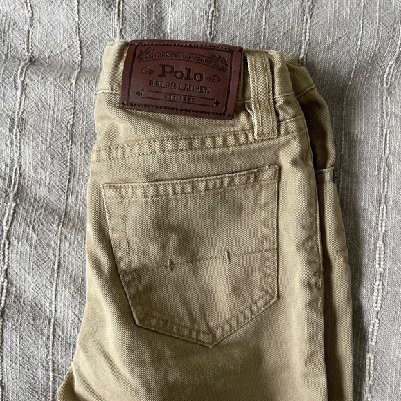 Two Pair Boys Tan Chino Dress Pants size 6 - Picture 4 of 14